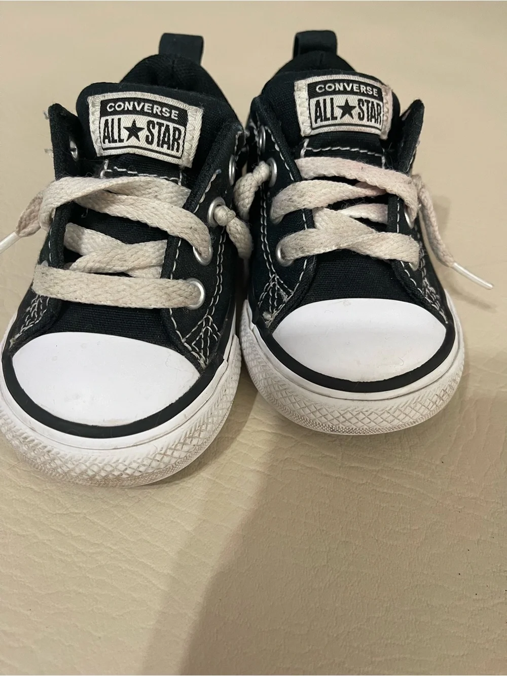 Toddler Converse Black Low Top size 5